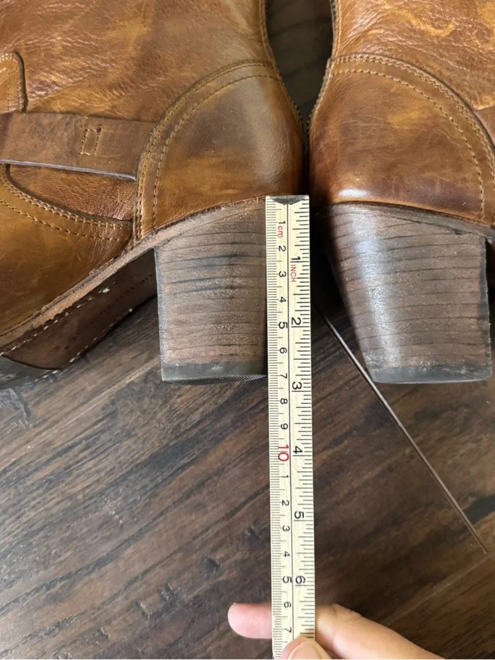 Frye Karla Engineer Short Brown Boot size 6.5 B